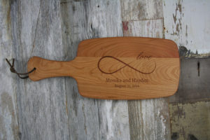 4 Custom Engraved Wood Cutting Boards